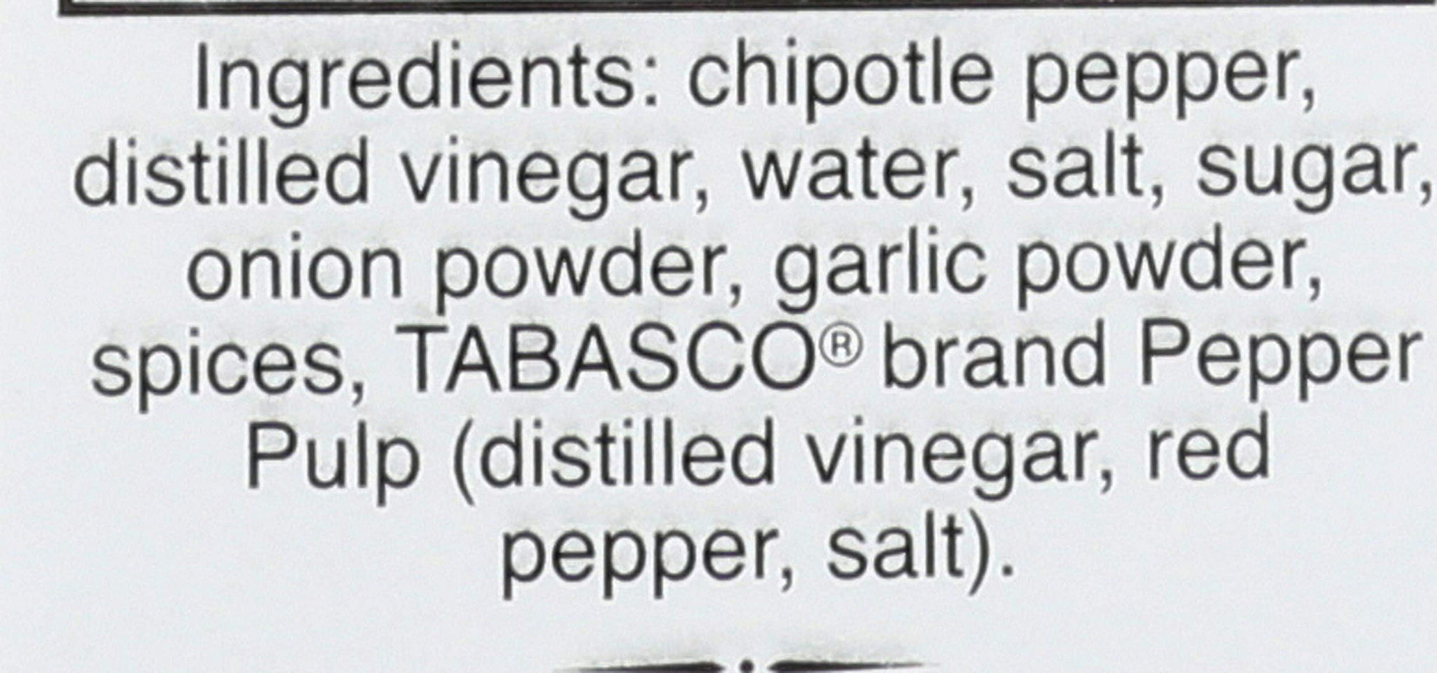 Tabasco, Chipotle Pepper Sauce, 5 Fl Oz(Pack of 6)