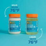BetterBody Foods Organic Refined Coconut Oil, 15.5 Fl Oz, All Purpose Oil for Cooking, Baking, Hair and Skin Care