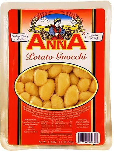 Anna - Italian Potato Gnocchi, (4)- 17.5 oz. Pkgs