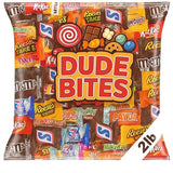Assorted Mini Chocolate Bars - 2 LB Mixed-Brand Variety Pack - Individually Wrapped Candy Bundle Assembled by Dude Bites - Perfect for Easter