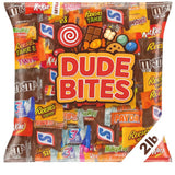 Assorted Mini Chocolate Bars - 2 LB Mixed-Brand Variety Pack - Individually Wrapped Candy Bundle Assembled by Dude Bites - Perfect for Easter