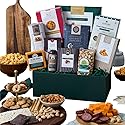 Snack Gift Basket Premium of Meat, Cheese, Cookies, Chocolate and Popcorn by GourmetGiftBaskets.com