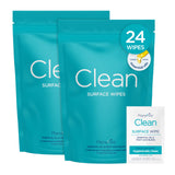 Clean Wipes | Surface Cleaning Wipes | Individually Wrapped Travel Wipes | All Purpose Cleaning Wipes | Airplane Travel Essentials | Travel Cleaning
