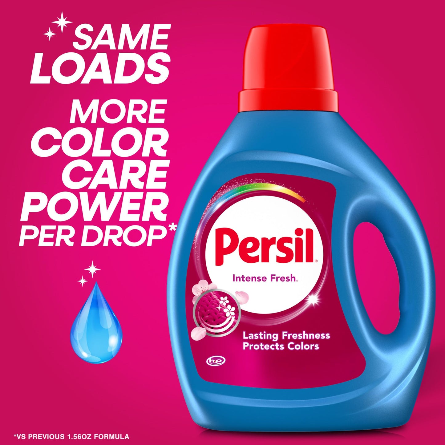 Persil Intense Fresh Everyday Clean Liquid Laundry Detergent, 84 fl oz, 64 loads