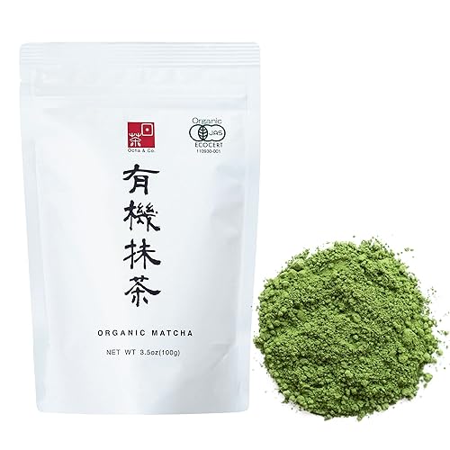 Ocha & Co. Shizuoka Organic Matcha - Ceremonial Grade - ECO JAS Organic Certified - Japanese First-Harvest Matcha Green Tea Powder, Traditionally