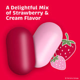 Tic Tac Strawberry & Cream, On-the-Go Pocket-Sized Mints, 100 pieces, Bulk 12 Pack, 1.7 oz Each