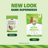 Manitoba Harvest Organic Hemp Seeds, 18oz, 10g Plant Based Protein and 12g Omega 3 & 6 per Srv, smoothies, yogurt & salad, Non-GMO, Vegan, Keto