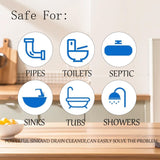 2pc Wild Tornado Sink and Drain Cleaner Powder - Powerful Pipe Dredge for Kitchen & Toilet, Drain Clog Remover, Pipeline Dredging Agent (2)