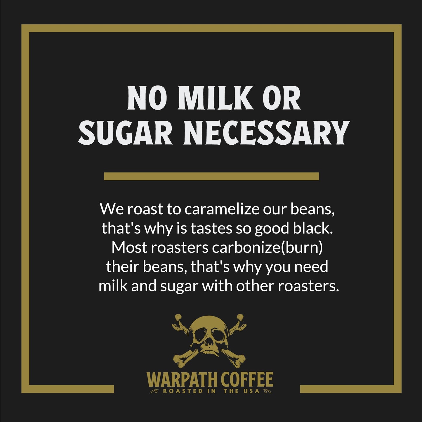 Warpath Coffee Light Roast Ground Coffee, Dark Chocolate Blend, High Caffeine, Extra Strong Roasted 100% Arabica Coffee Ground Beans, Rich Aroma, Full