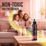 Non-Toxic Odor Eliminator, Natural Geranium & Lemongrass Air Freshener Spray for Home, Room, Closet & Couch Deodorizer, Long Lasting Bathroom & Toilet