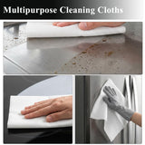 GLOYY Disposable Dish Cloth and Cleaning Handi Wipes, 100ct, Multi-Use Rags for Kitchen, Bathroom and Windows, White