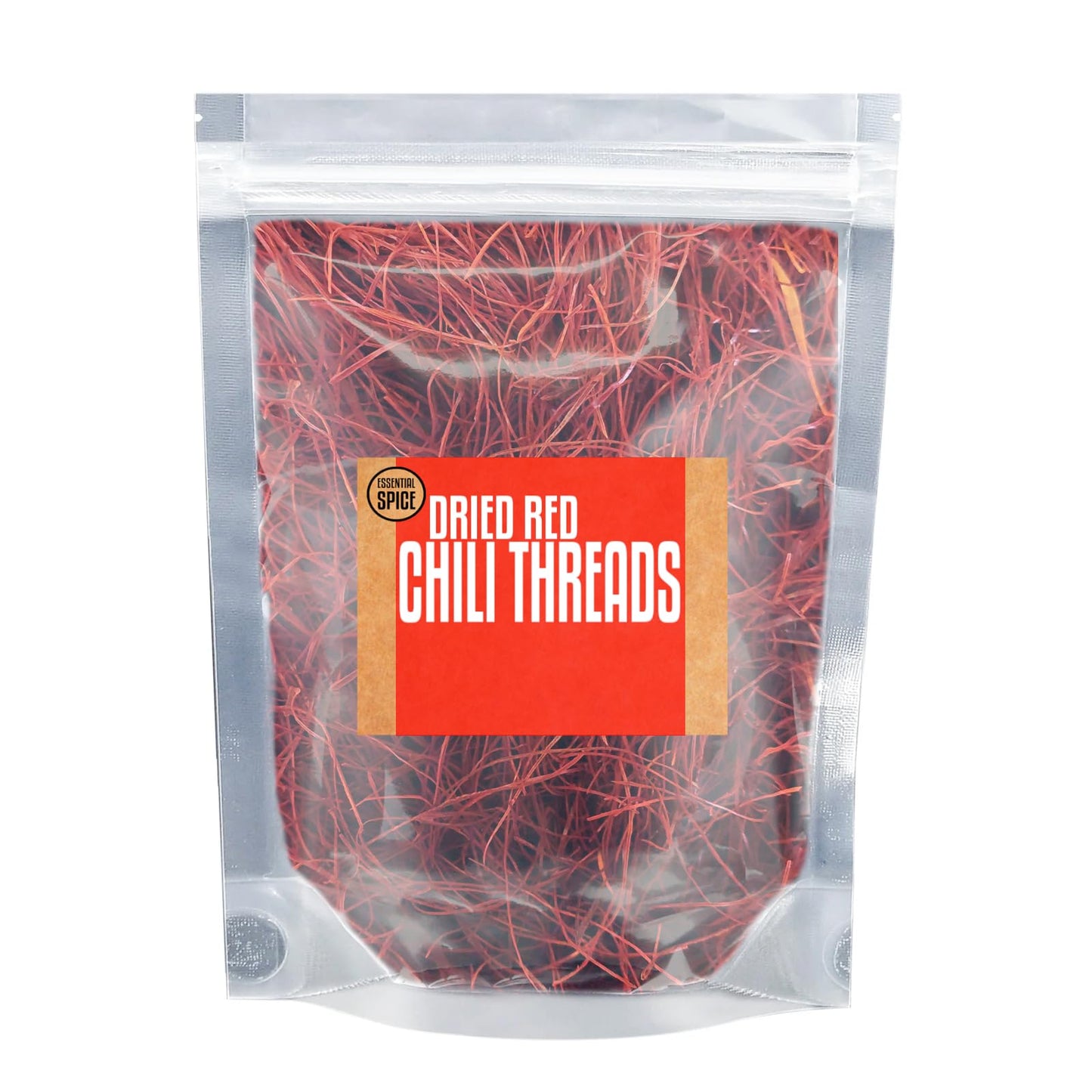 Essential Spice Dried Red Chili Threads, 1 lb - Mild Heat with Bright, Clean Flavor - Finely Shredded Chilies for Garnishing, Soups, Sushi, and Asian