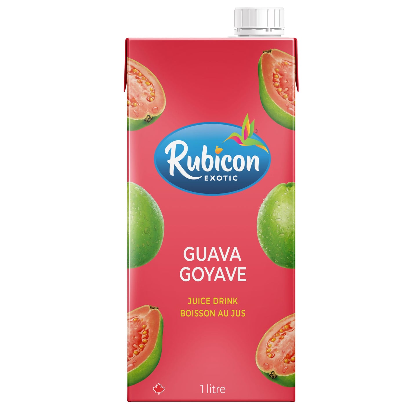 Rubicon Guava Exotic Juice Drink 200ml (Pack of 4), Red