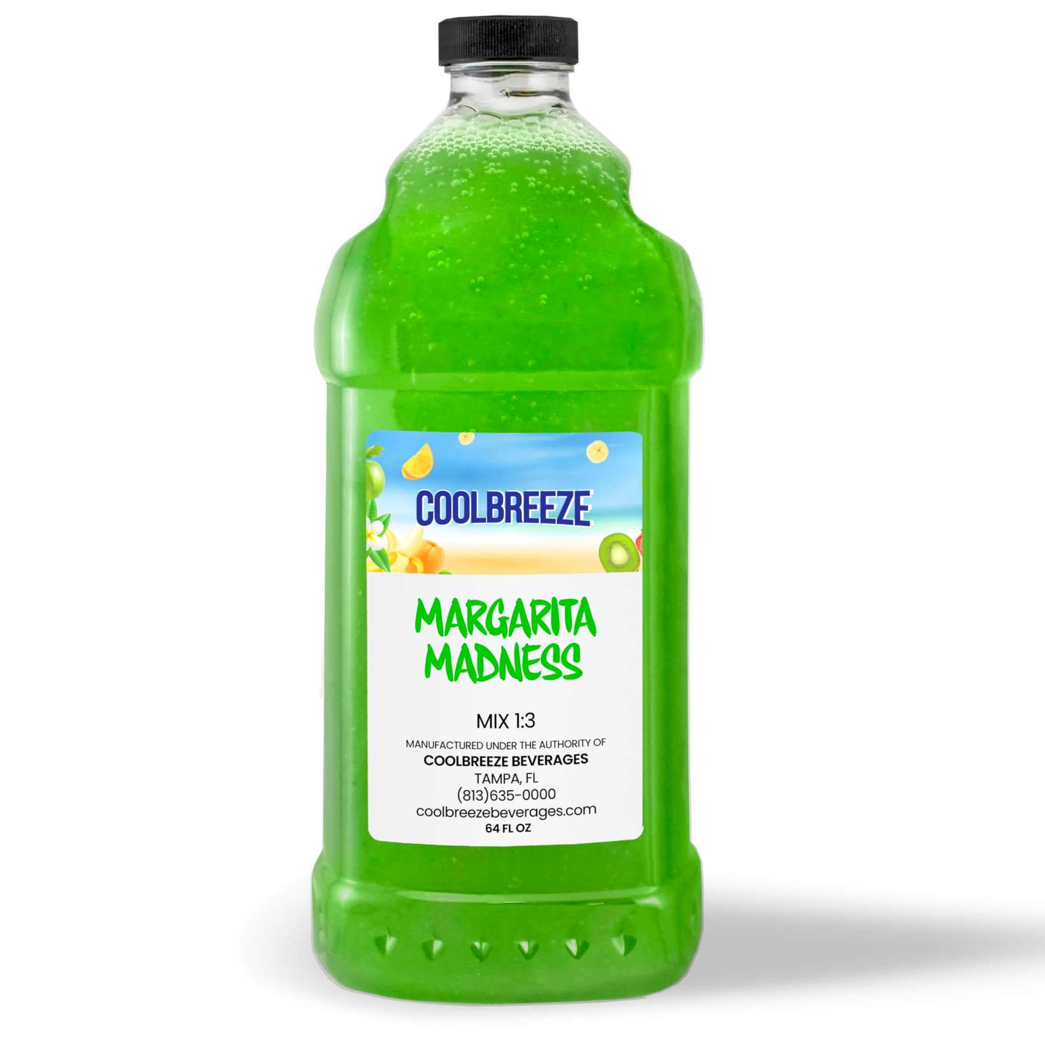 Cool Breeze Beverages Ready To Use Slush Mix, Margarita, 64 Fl. Oz