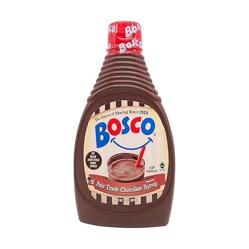 Bosco Fair Trade Chocolate Syrup, 22 OZ