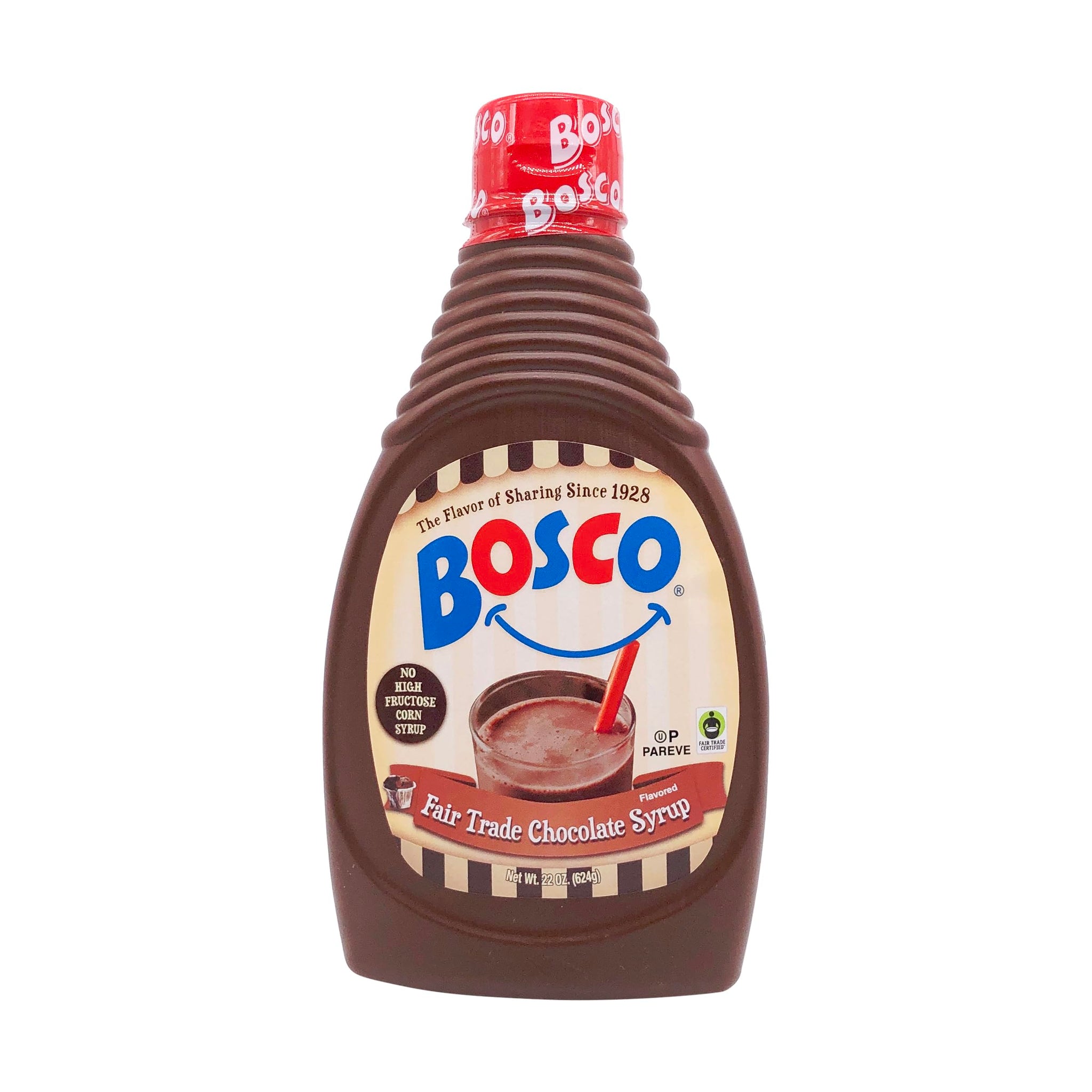 Bosco Fair Trade Chocolate Syrup, 22 OZ