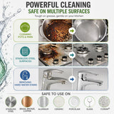 R&C Store Essentials Home Cleaning Bundle Kit, Includes 32 oz Degreaser Spray Compatible with Dawn Kitchen Surface Degreaser, 2 Dual-Sided Non-Scratch