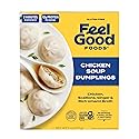 Feel Good Foods Chicken Soup Dumplings Frozen - Gluten Free Appetizers, 6 Ounce