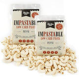 ThinSlim Foods Impastable Low Carb Pasta, Penne 2pack | 8g Net Carbs | 36g Fiber | 55 Calories | Not Shirataki | No Soy | No Pea or Bean Flour | Real