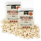 ThinSlim Foods Impastable Low Carb Pasta, Penne 2pack | 8g Net Carbs | 36g Fiber | 55 Calories | Not Shirataki | No Soy | No Pea or Bean Flour | Real