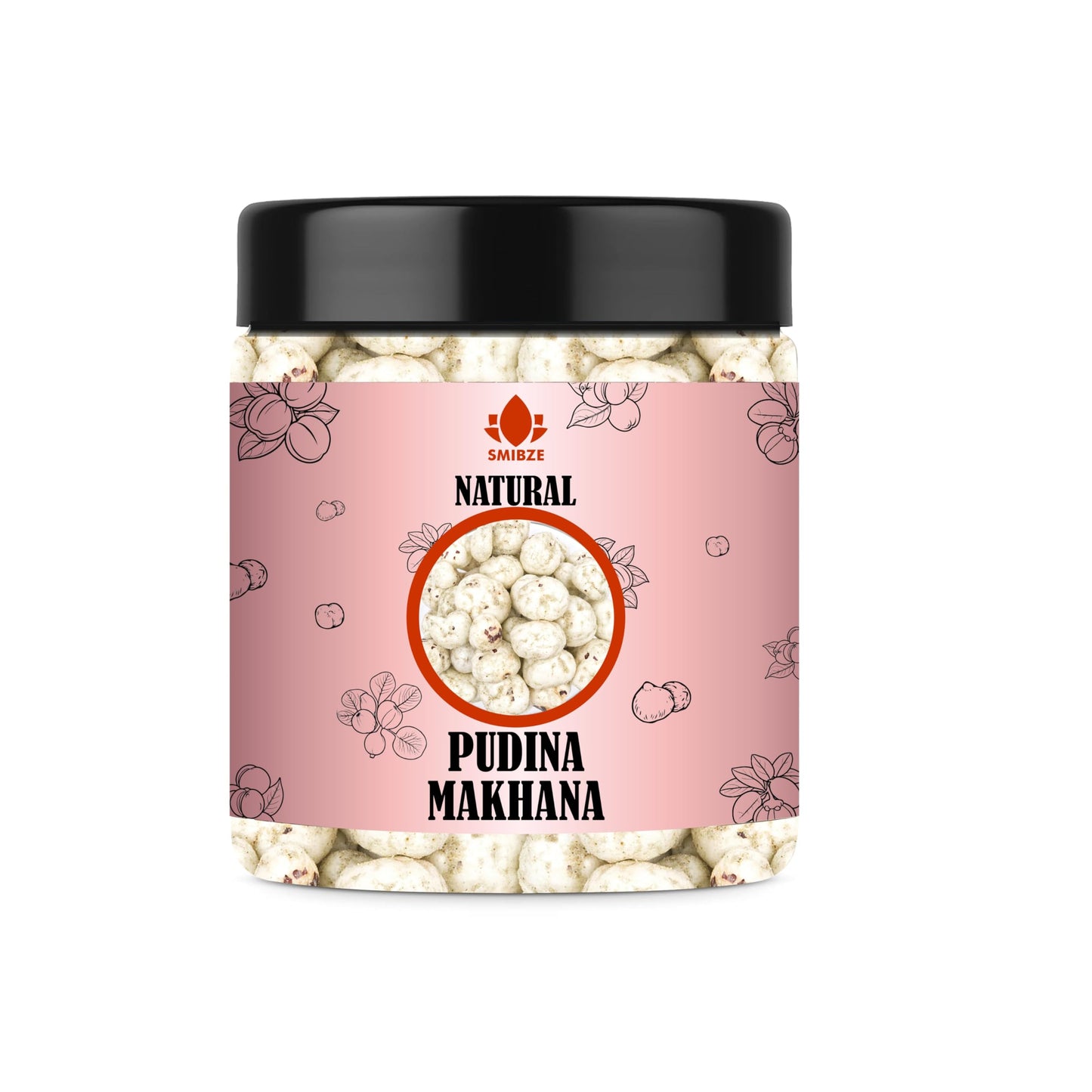 SMIBZE Natural Pudina Makhana 8 OZ / 227 Gram