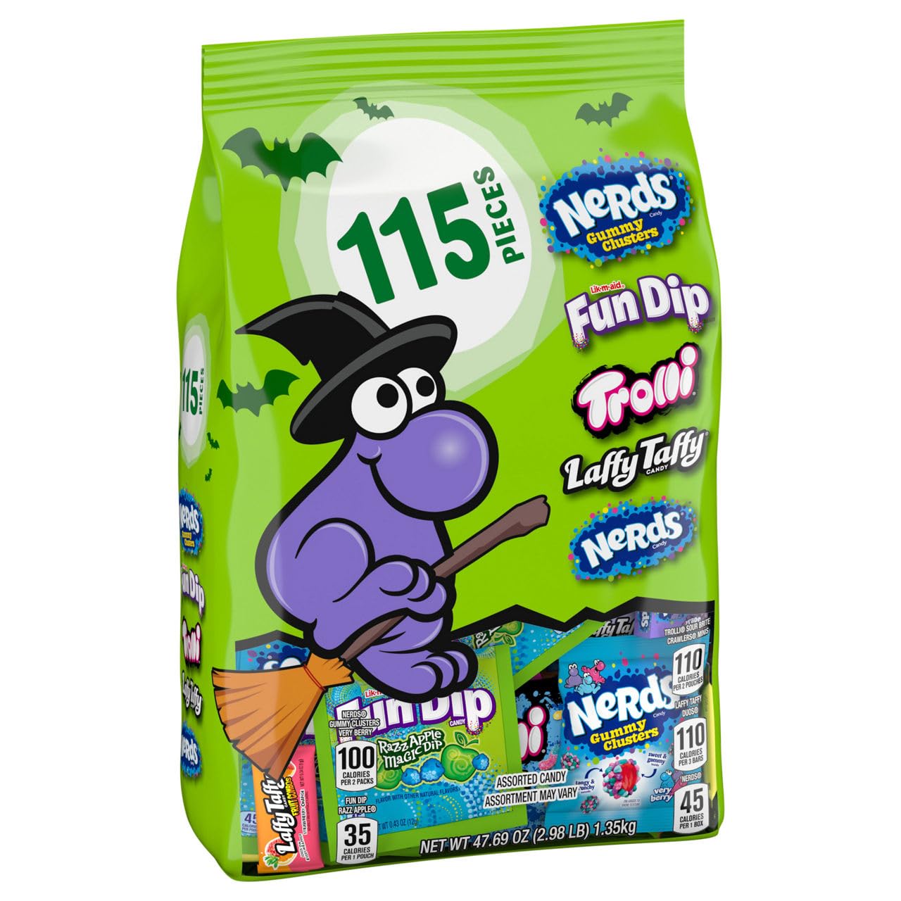 Ferrera, Variety Seekers 115 Piece Halloween Candy Mix, 47.6 Ounce