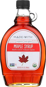Made With Organic Syrup Maple Grade A Dark, 12 oz