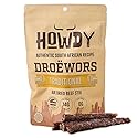 Howdysnax Handcraft Authentic Small Batch Droëwors Beef Sticks Sugar Free, Soy Free, Paleo & Keto Friendly Snack