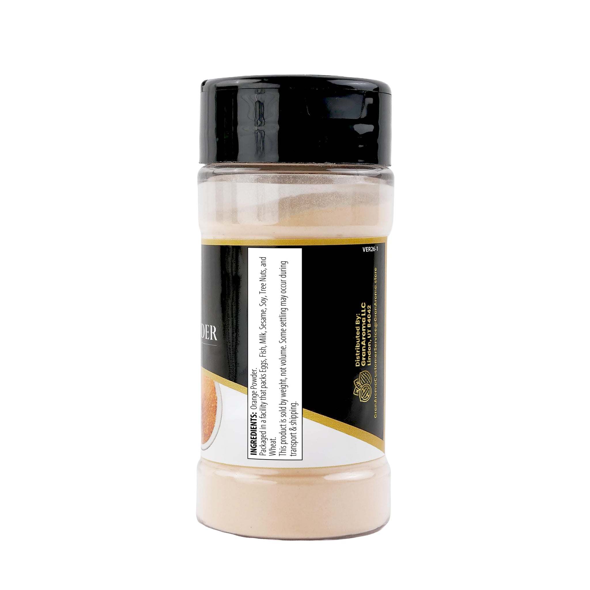 GranAroma Orange Powder, Zesty Citrus Flavor, Use in Desserts, Smoothies, and Marinades (2.8 Ounce)