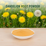 MOCKRAND Dandelion Root Tea Powder 8.82oz,Natural and Pure from Dandelion Root,Easily Soluble in Water,No Sugar,No Additives
