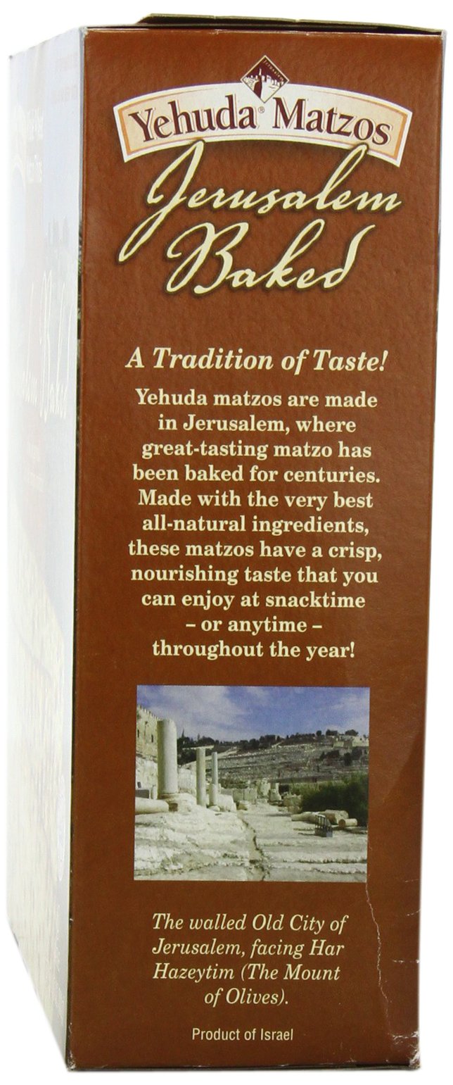 Yehuda Matzo Thins Matzo Thins Whole Wheat, 10.5-Ounce (Pack of 6)
