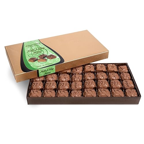Anthony Thomas, Melt-A-Way Mints, Creamy Milk Chocolate, Melt-away Mints, Creamy, Whipped Chocolate with Mint Centers (32 Count, Milk Chocolate)