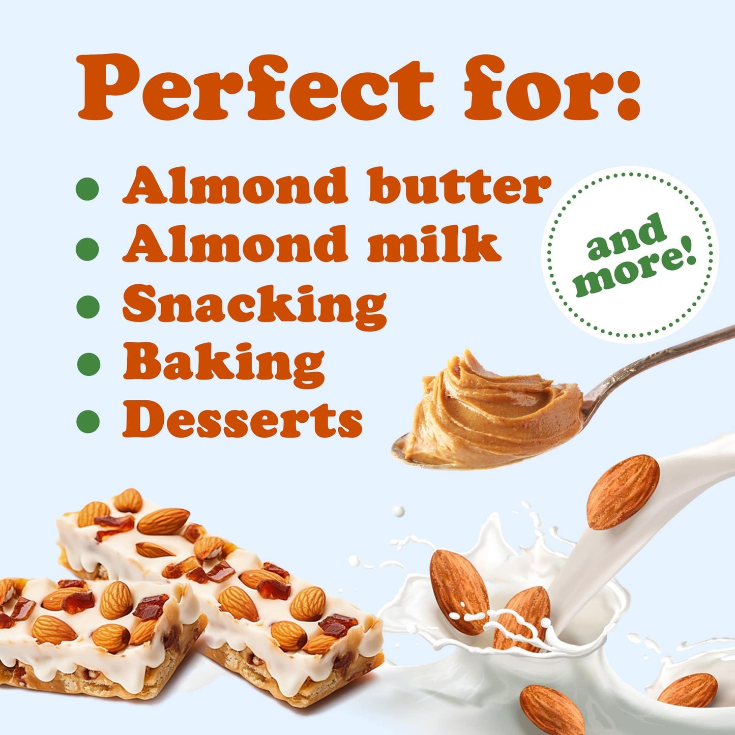 Food to Live California Almonds, 2 Pounds Supreme, Whole, Raw, Unsalted, Unroasted Nuts, Natural. Kosher, Vegan. Keto, Paleo, Low Sodium, Bulk. Great
