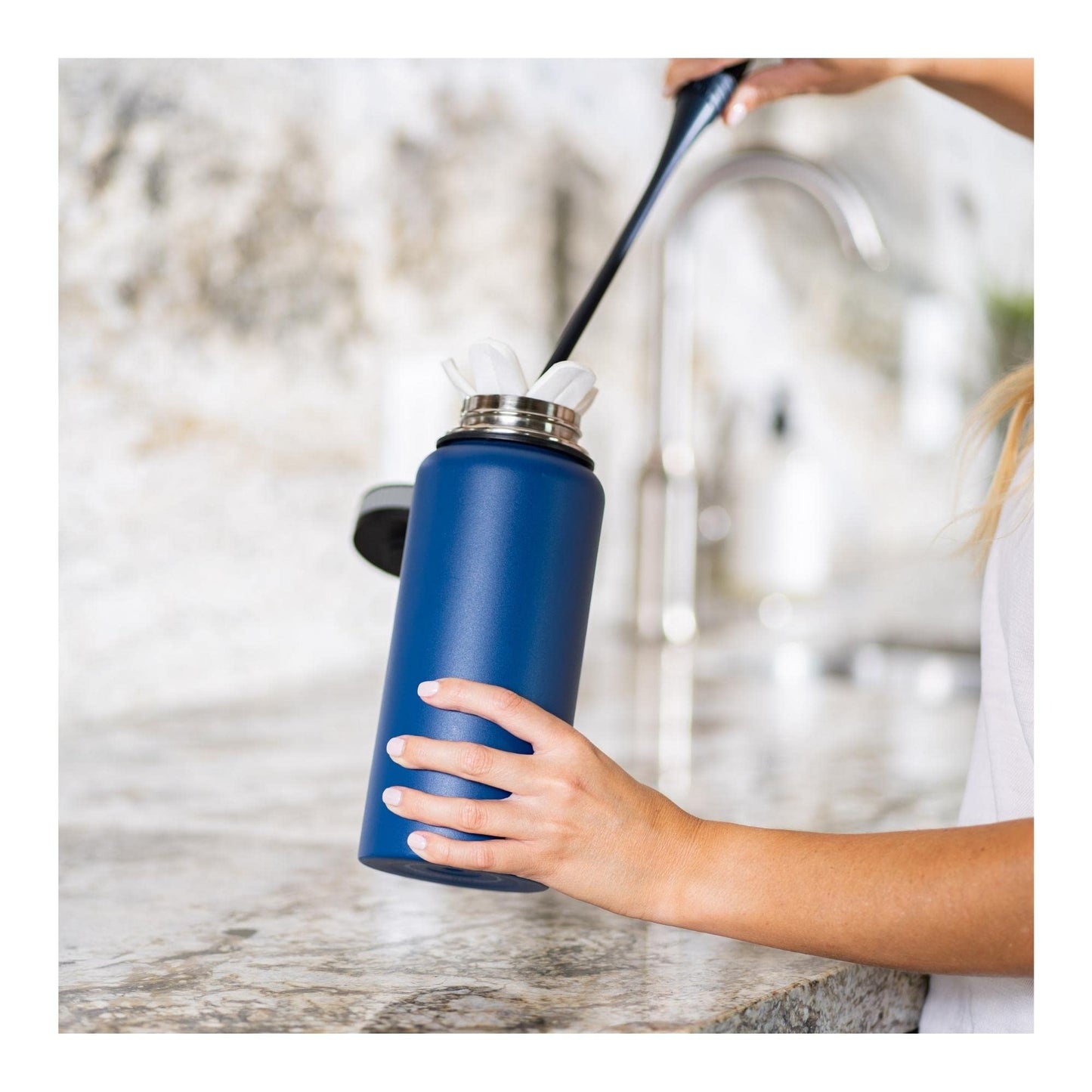 Standard Refills - Dries Inside Vases, Water Bottles, Wine Glasses, Hydration Bladders, Travel Mugs, Carafes, Pitchers - Reusable. Wand Sold