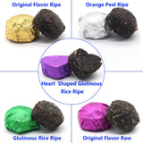 LWXLJMJZC?Ripe Puerh Tea Mini Cake 30pcs(10 Tastes*3pcs) |Yunnan Pu-erh Tea |Rice Balls (Cook&uncook) Pu'erh Tea | Mini Tuo Cha Black Tea