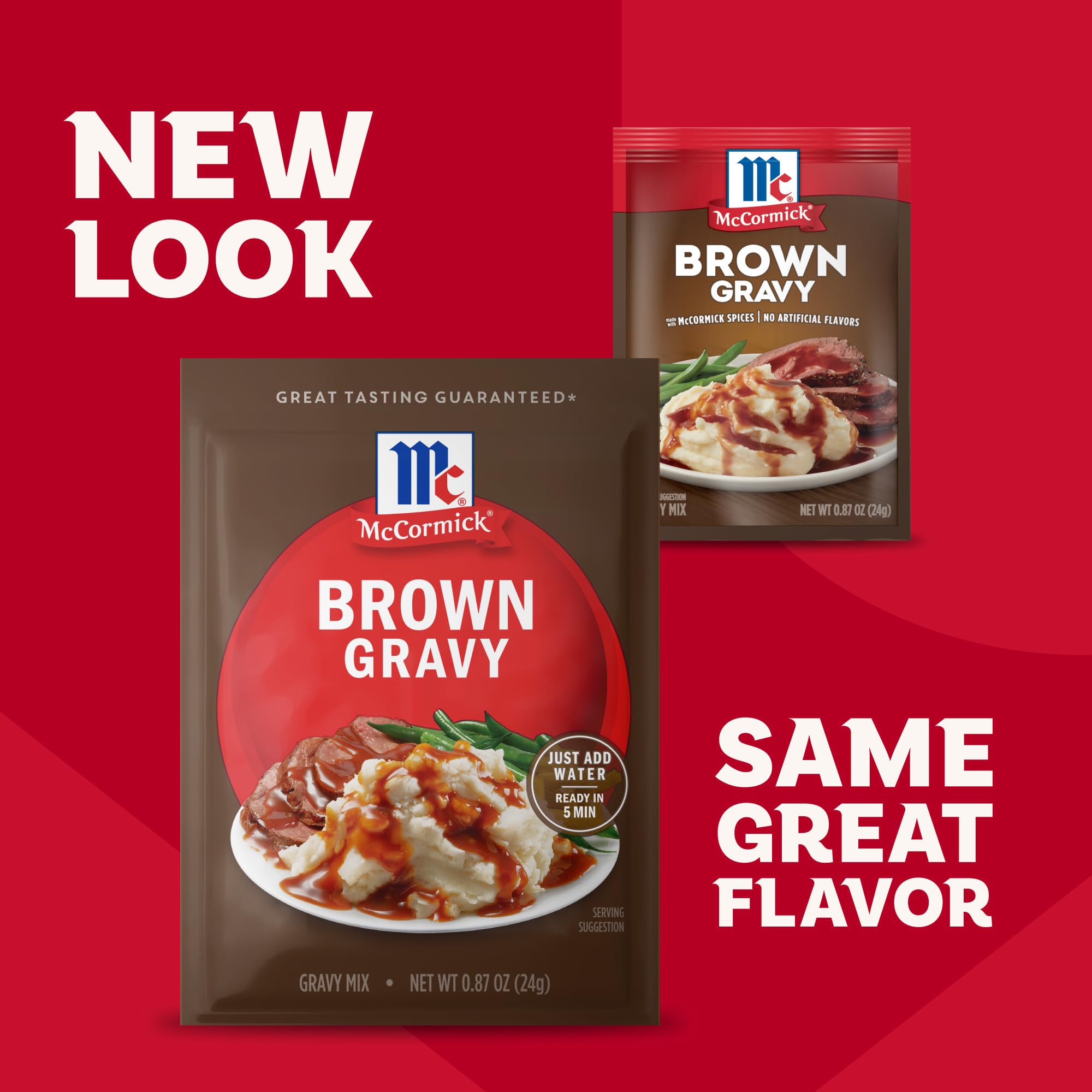 McCormick Brown Gravy Mix Seasoning Packet, 0.87 oz