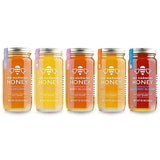 Bee Harmony Honey 5 Pack Variety Pack, Contains 5 jars, 12 ounces each (Clover, Wildflower, Orange Blossom, Berry and Blueberry)