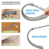 Retractable Gap Dust Cleaner, 40” Flat Cleaner with Hanging Hook, Bendable and Detachable Head Microfiber Duster, Washable Dust Brush for Home, AC