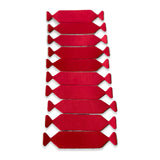 RimPro-Tec Anti-Scratch Waterproof X 10 Squeegee Cloths - 10 X10 Cm Red Felt Layer Protectors - Stop Scratches When Applying PPF, Vinyl, and Tint