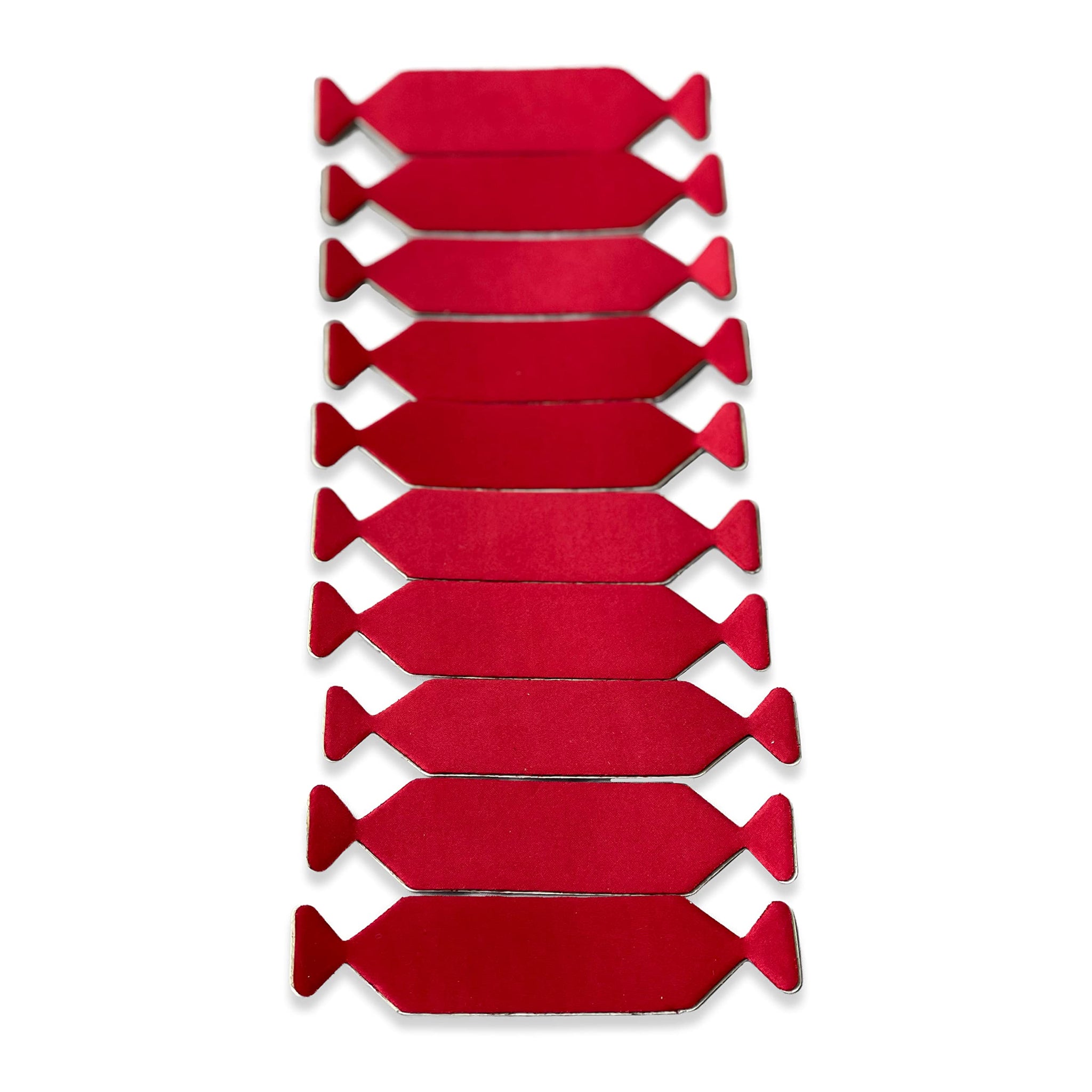 RimPro-Tec Anti-Scratch Waterproof X 10 Squeegee Cloths - 10 X10 Cm Red Felt Layer Protectors - Stop Scratches When Applying PPF, Vinyl, and Tint