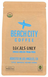 Beach City Coffee, Coffee Whole Bean Locals Only Og, 12 Ounce