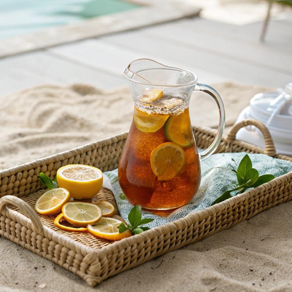 Crystal Light Drink Mix, 6 Pitcher Packets, for Flavorful Hydration and Shareable Refreshment, Sweet Tea Natural Flavor, Made with Black Tea, 1.56 oz