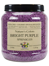 Bright Purple Sprinkles, Shimmery Sugar Sprinkles for Baking and Decorating, 2.9 Lb Canister (Pack of 1)