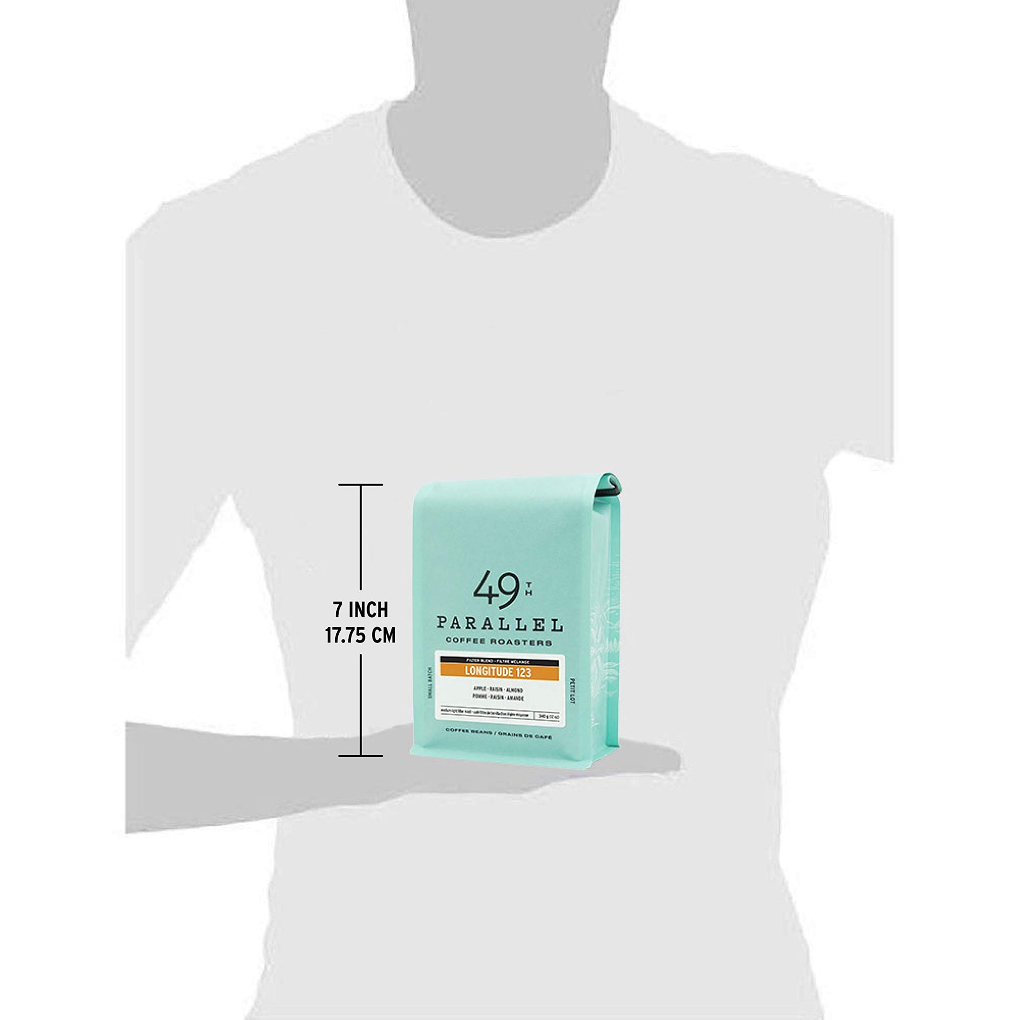 49th Parallel Coffee Roasters 123 W Longitude Blend, 340 GR