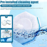 60-Count Disposable Toilet Brush Replacement Heads. Toilet Cleaning Replacement Heads Compatible with Clorox Brand and Most Toilet Brushes. Essential