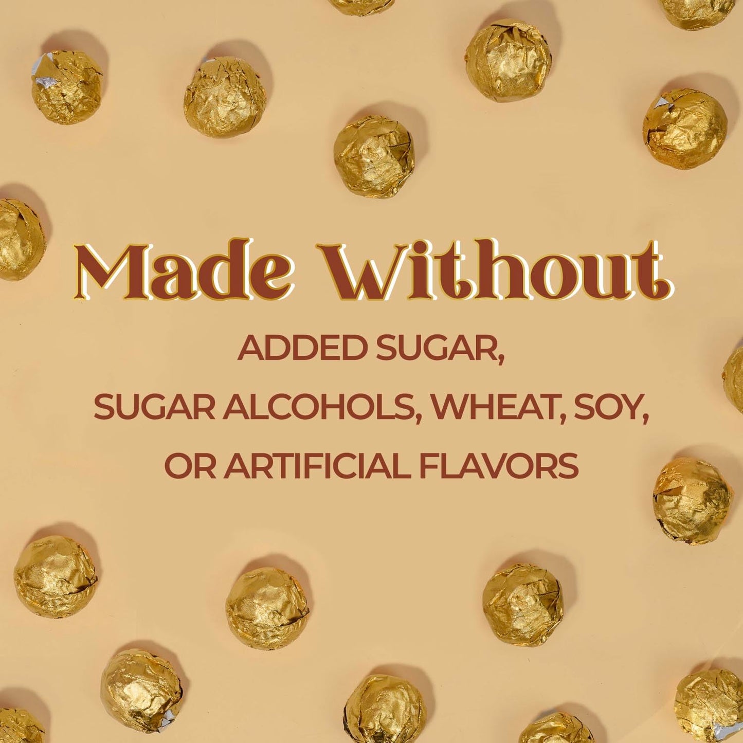 ChocZero Milk Chocolate Hazelnut Truffles, Zero Added Sugar, Gluten Free, Keto Gift, High Fiber, 16 Individually Wrapped Pieces, 8.5 Ounce (Pack of 1)