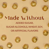 ChocZero Milk Chocolate Hazelnut Truffles, Zero Added Sugar, Gluten Free, Keto Gift, High Fiber, 16 Individually Wrapped Pieces, 8.5 Ounce (Pack of 1)