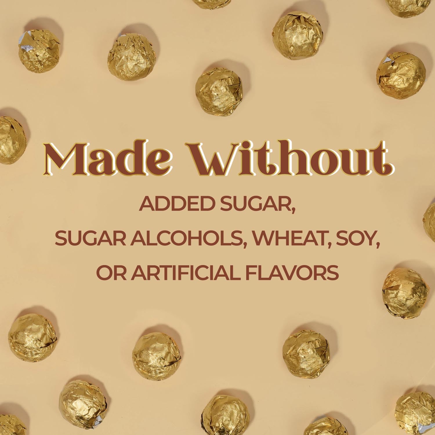 ChocZero Milk Chocolate Hazelnut Truffles, Zero Added Sugar, Gluten Free, Keto Gift, High Fiber, 16 Individually Wrapped Pieces, 8.5 Ounce (Pack of 1)