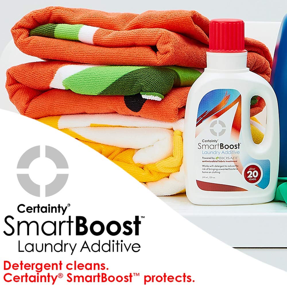 SmartBoost Liquid Laundry Additive by Certainty, Powerful Protection for Your Fabrics, 20 oz.