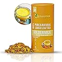 Opteamal Organic Golden Milk Loose Leaf Tea - Caffeine Free Loose Leaf Tea - Organic Golden Milk Tea with Pepper, Cardamom, Turmeric, Ginger, Clove